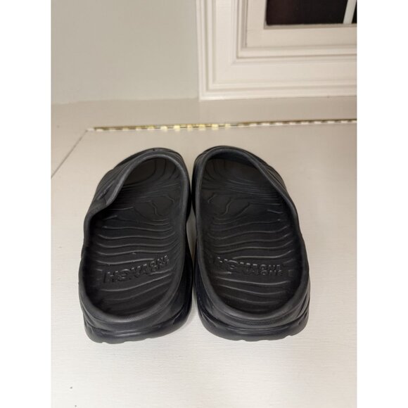 NEW Hoka U Ora Recovery Rubber Slide Black Size US M8 W10 $70 [jb] - Picture 9 of 14